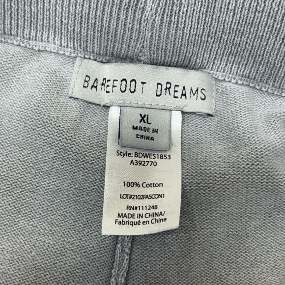 Barefoot Dreams Women Jogger Sweatpants Pants Size XL X-Large Gray C020 -26 - Picture 10 of 16